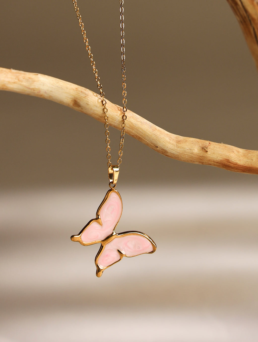 Marble Butterfly pendant