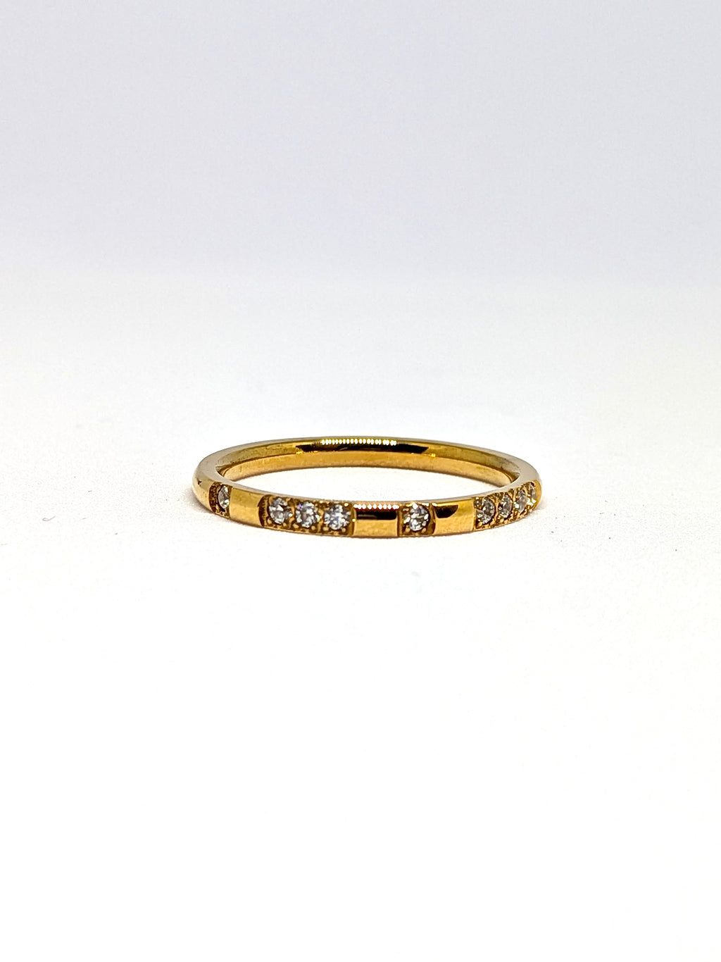 Delicate studded ring