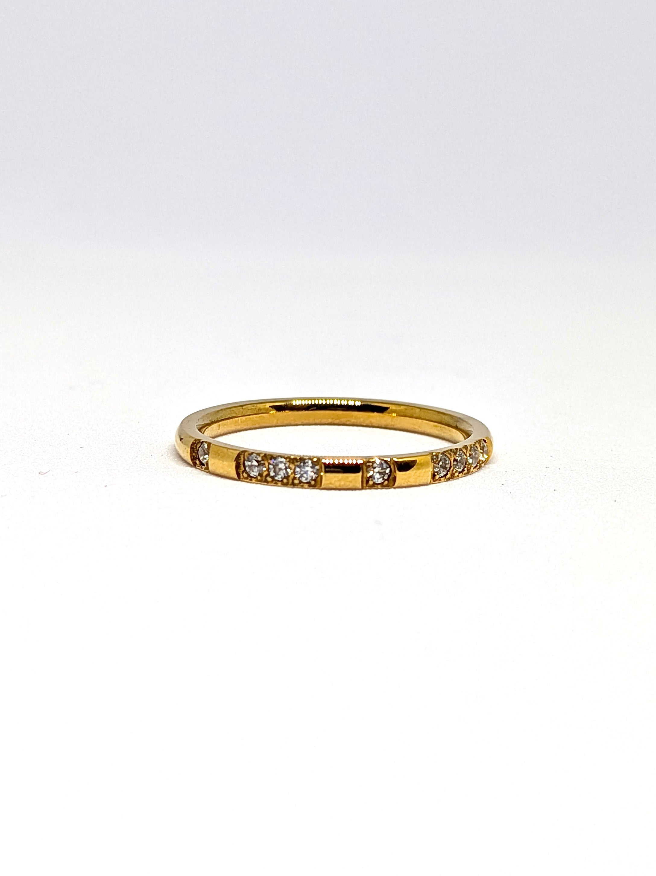 Delicate studded ring