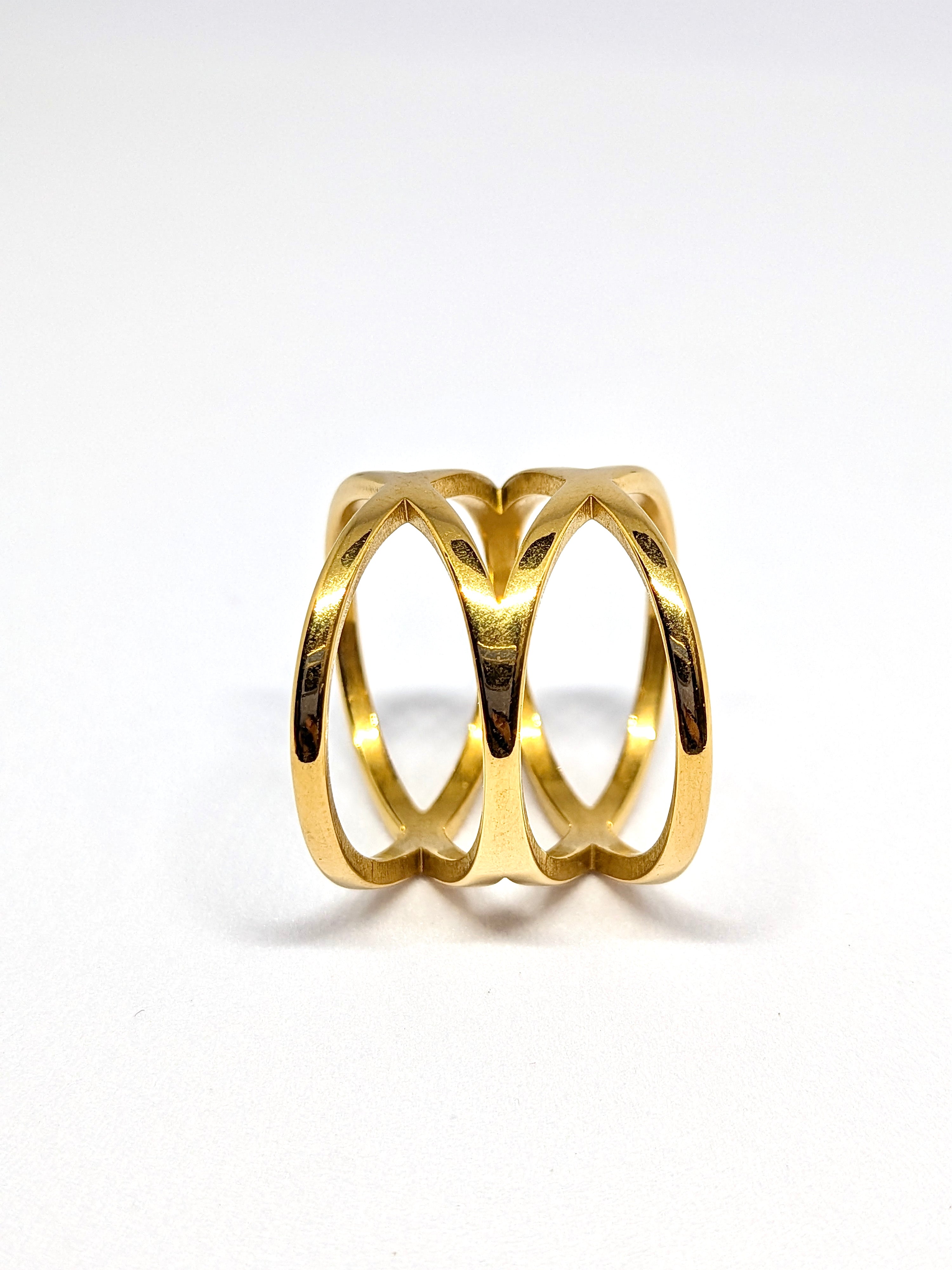 Double cross ring