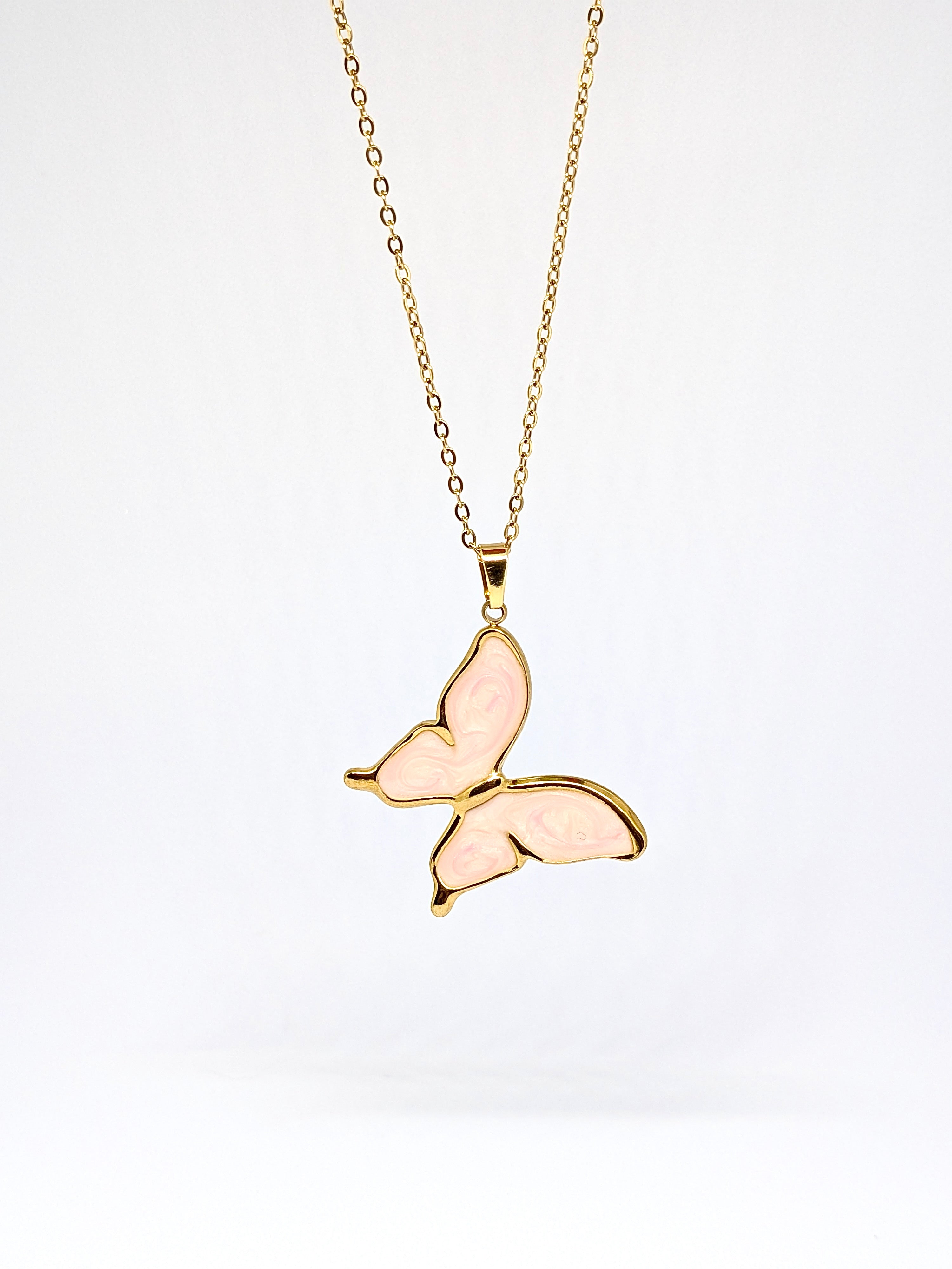 Marble Butterfly pendant