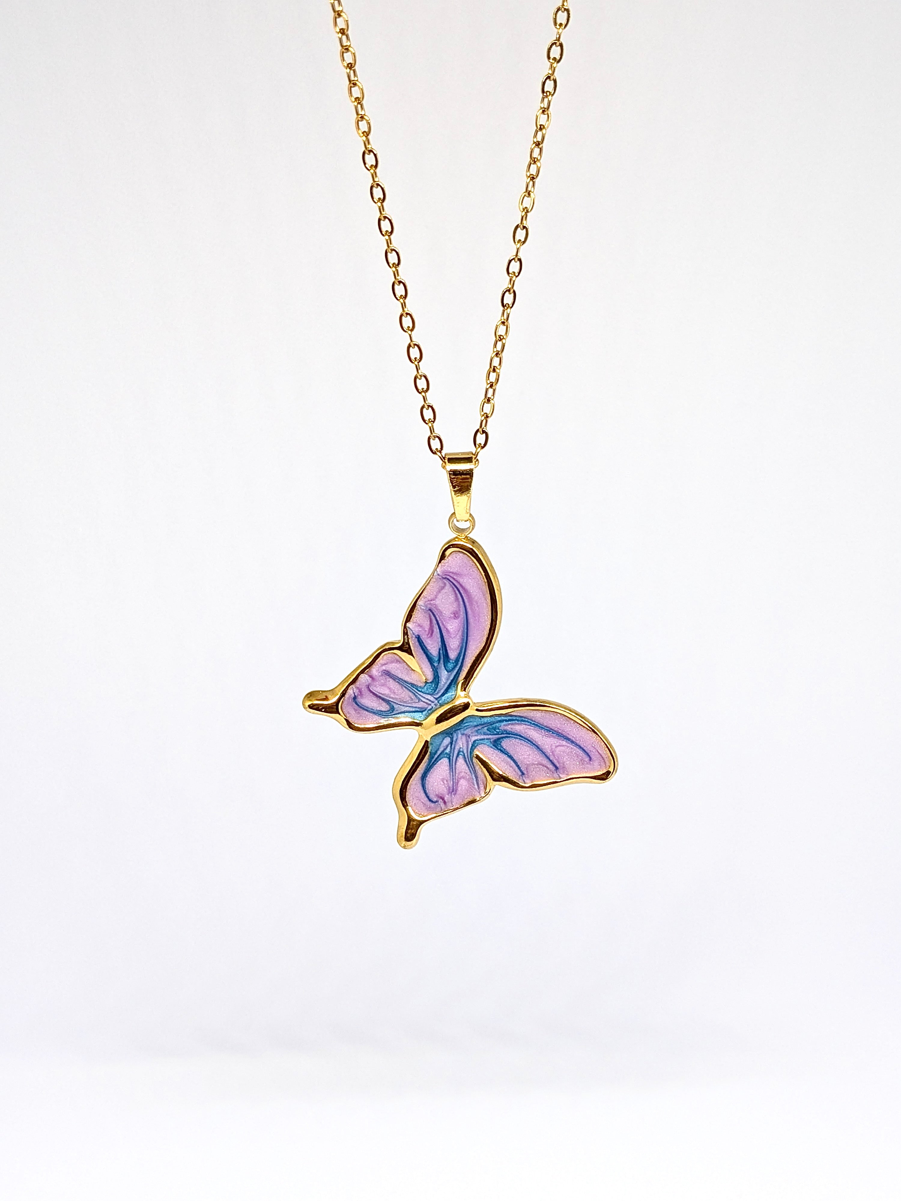 Marble Butterfly pendant