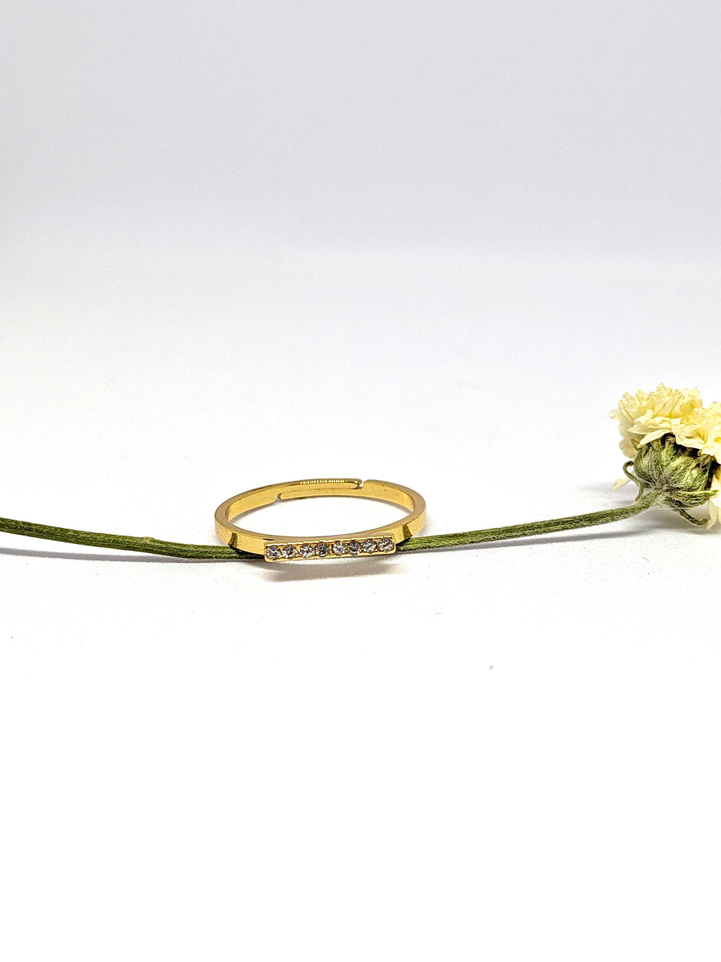 Studded bar ring