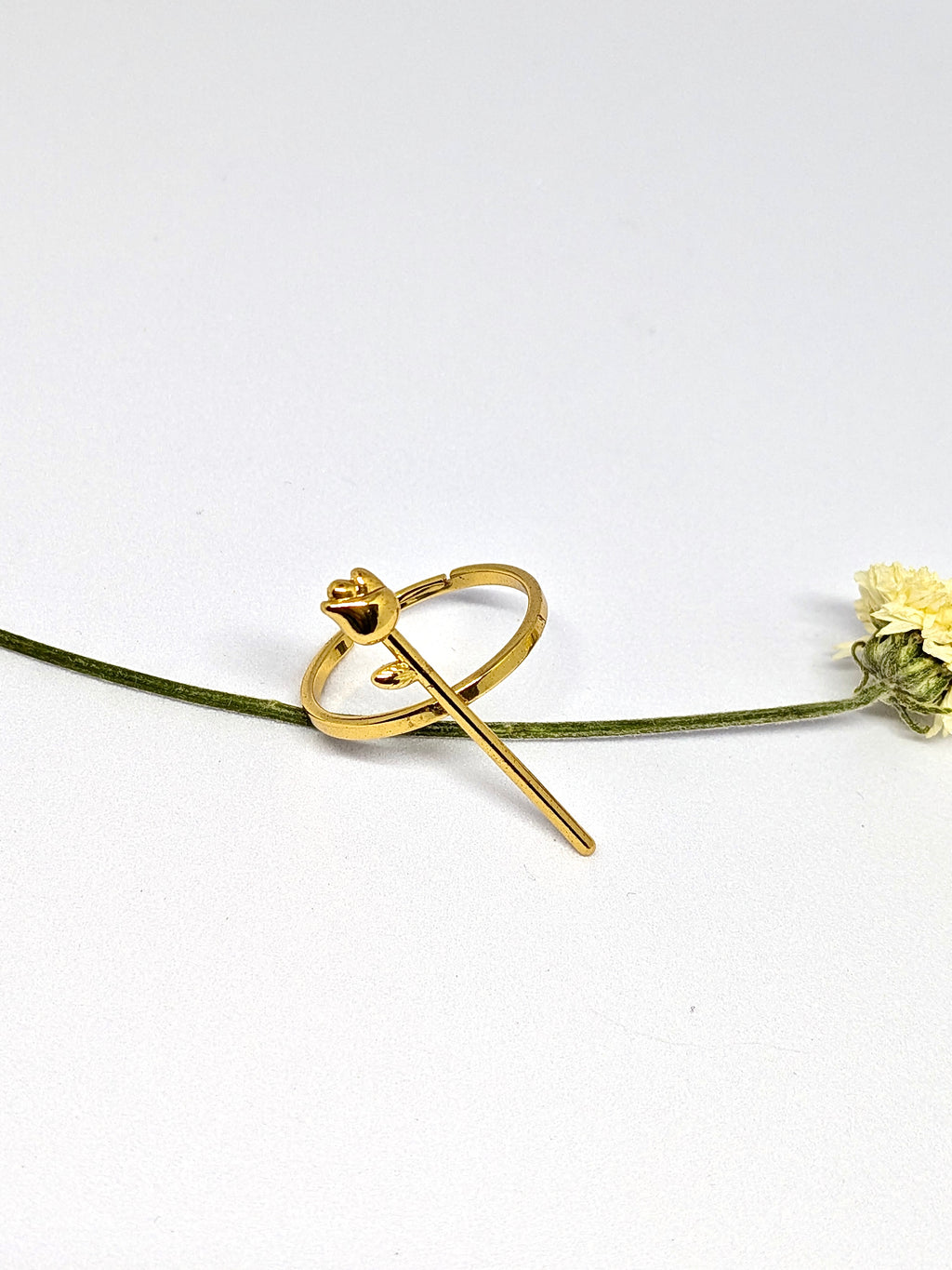 Rose stick ring