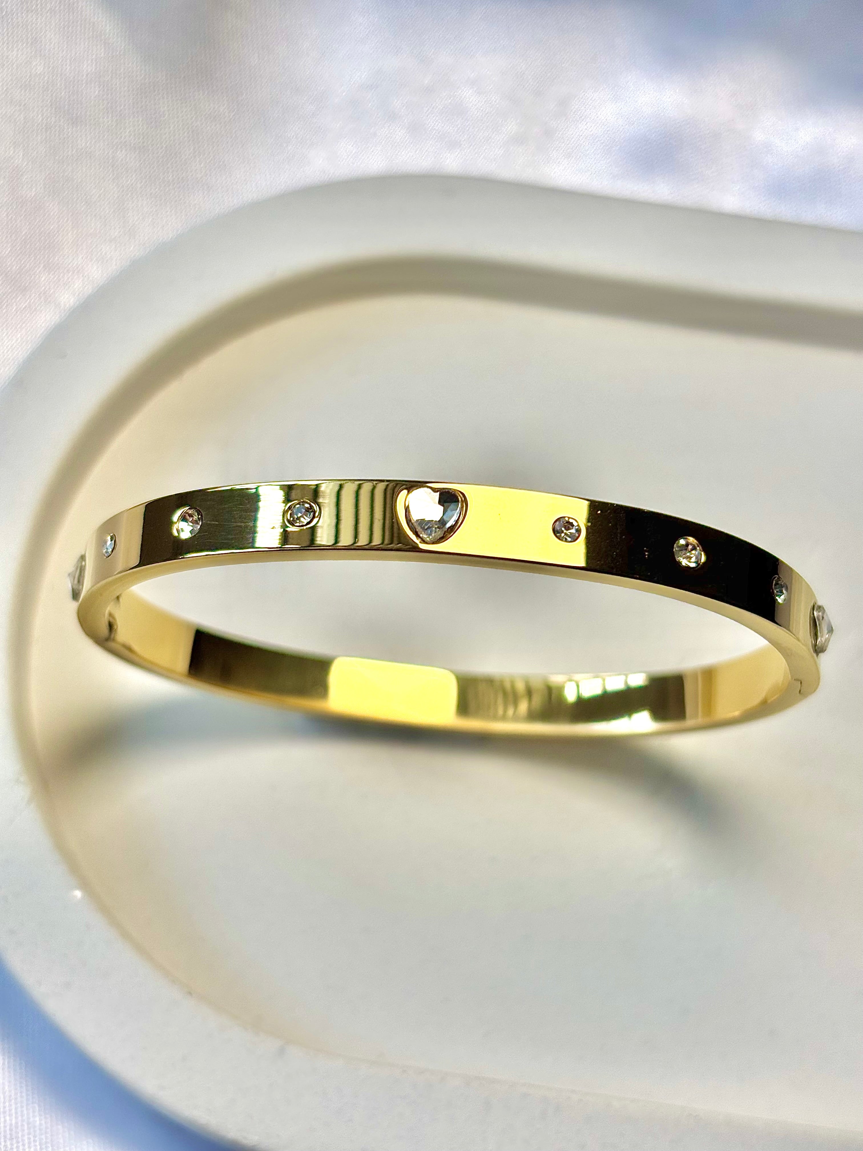 Studded hearts kada