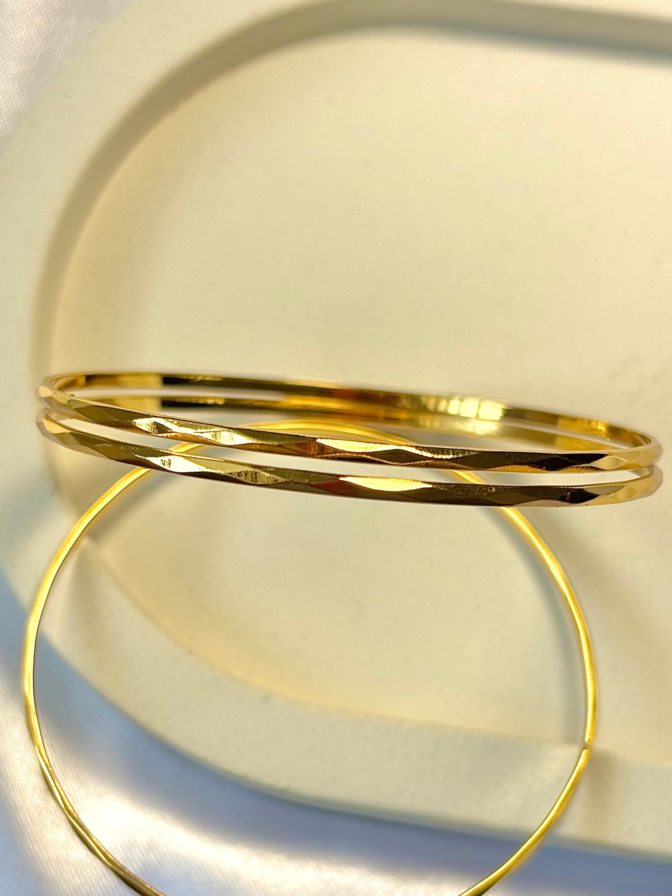 Carved bangles set of 3