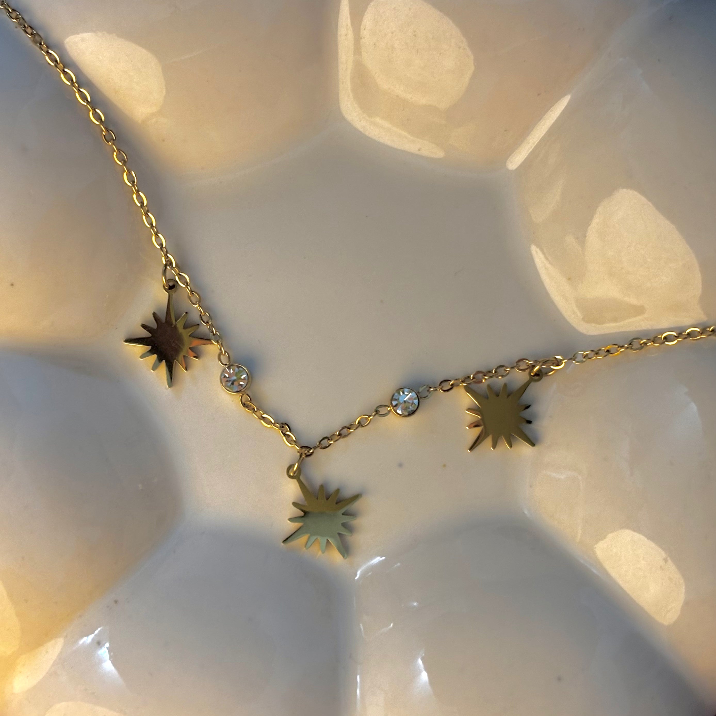 Sparkle and diamond anklet