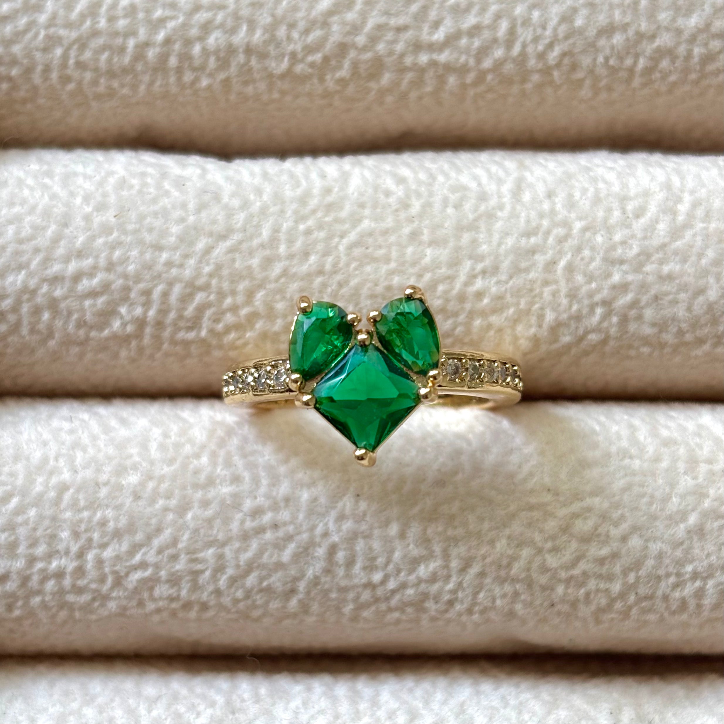 Heart of stones ring