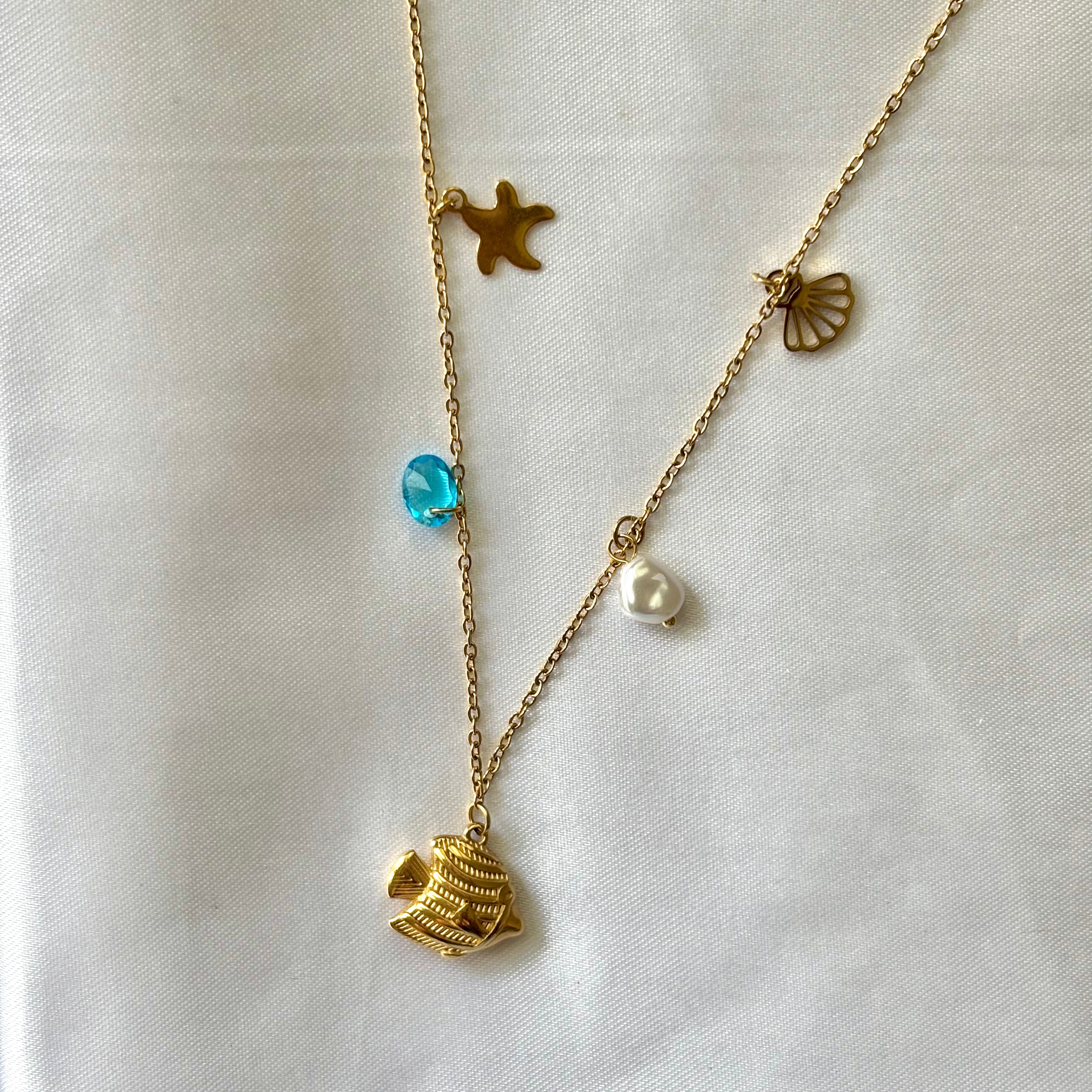 Beachy fish pendant