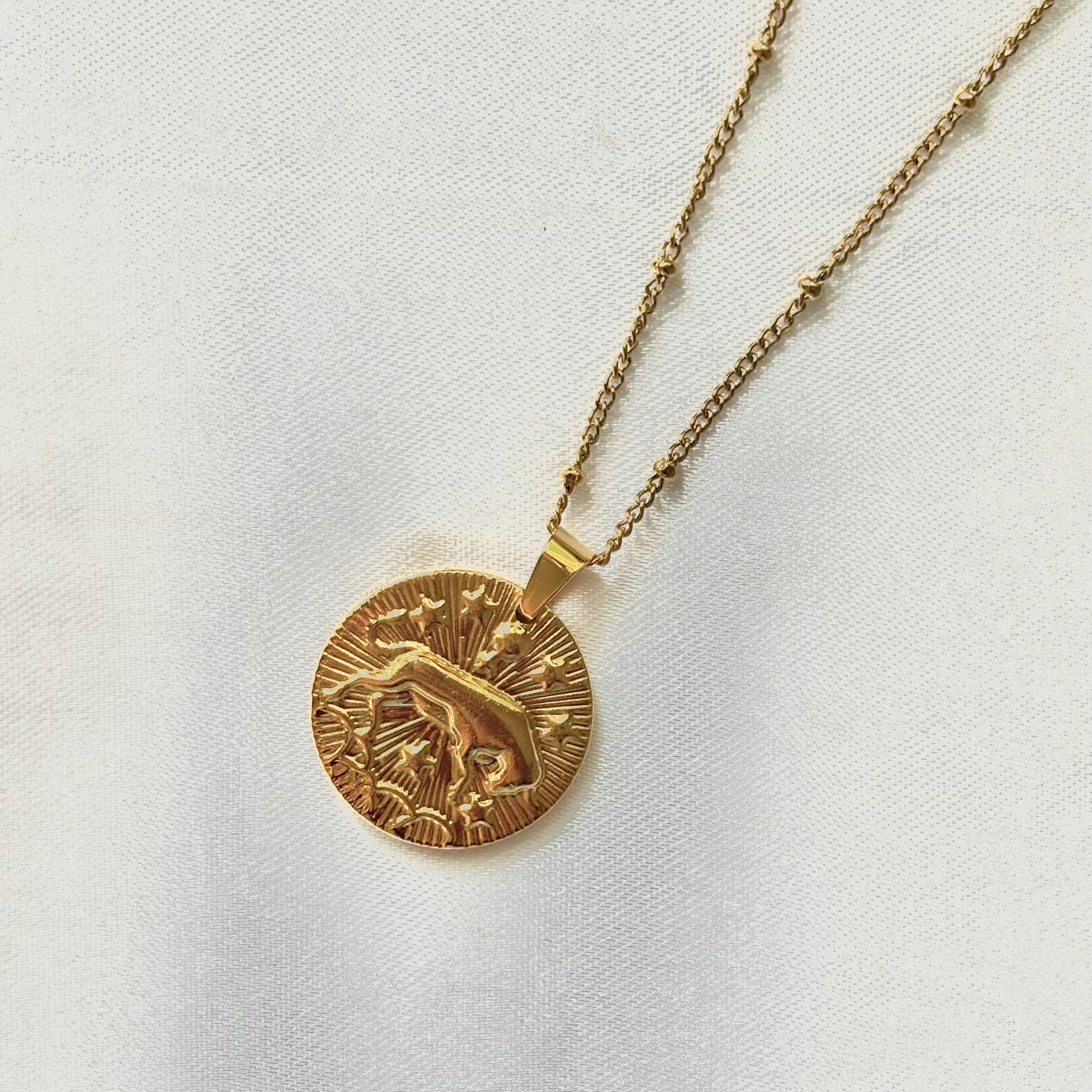 Taurus zodiac pendant