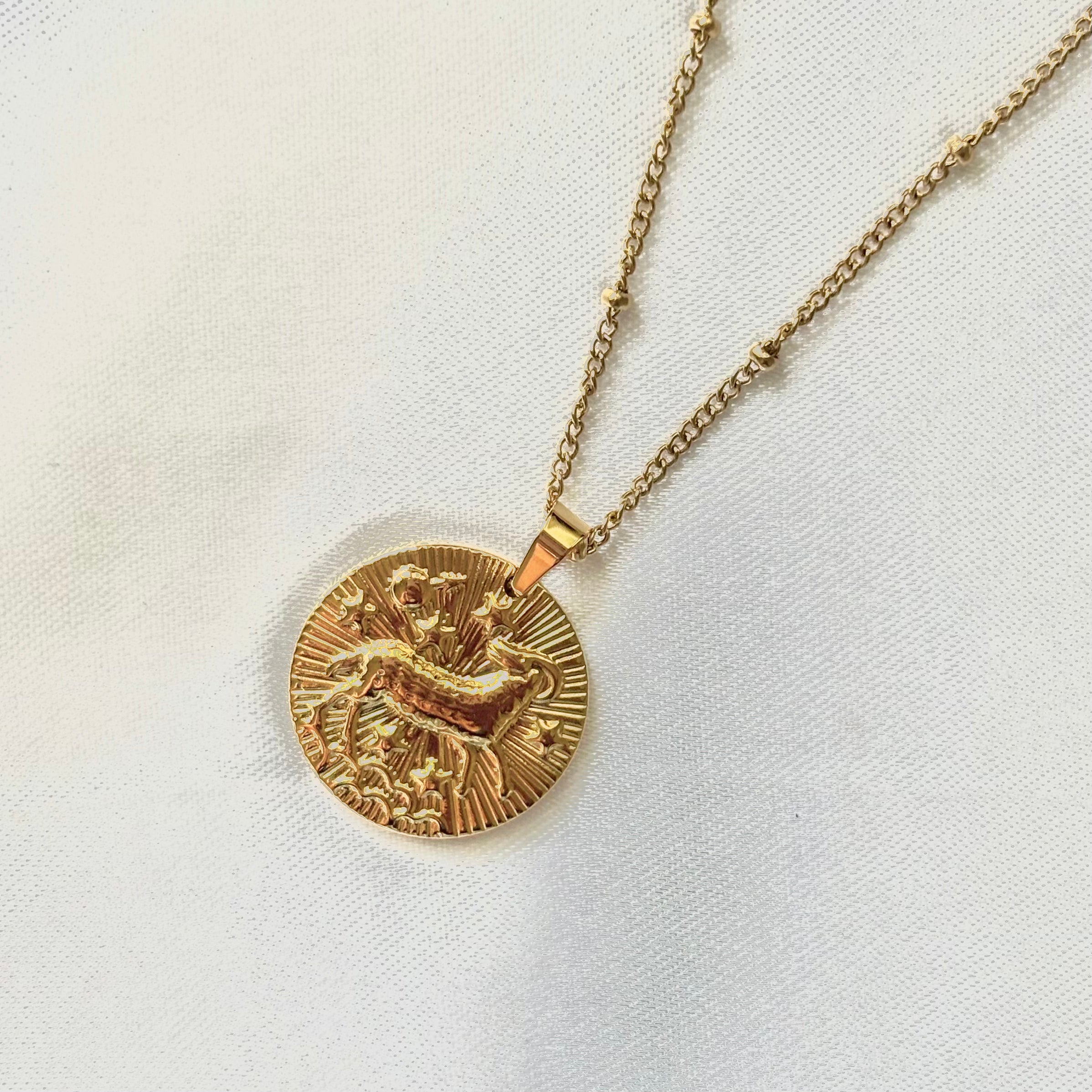 Aries zodiac pendant