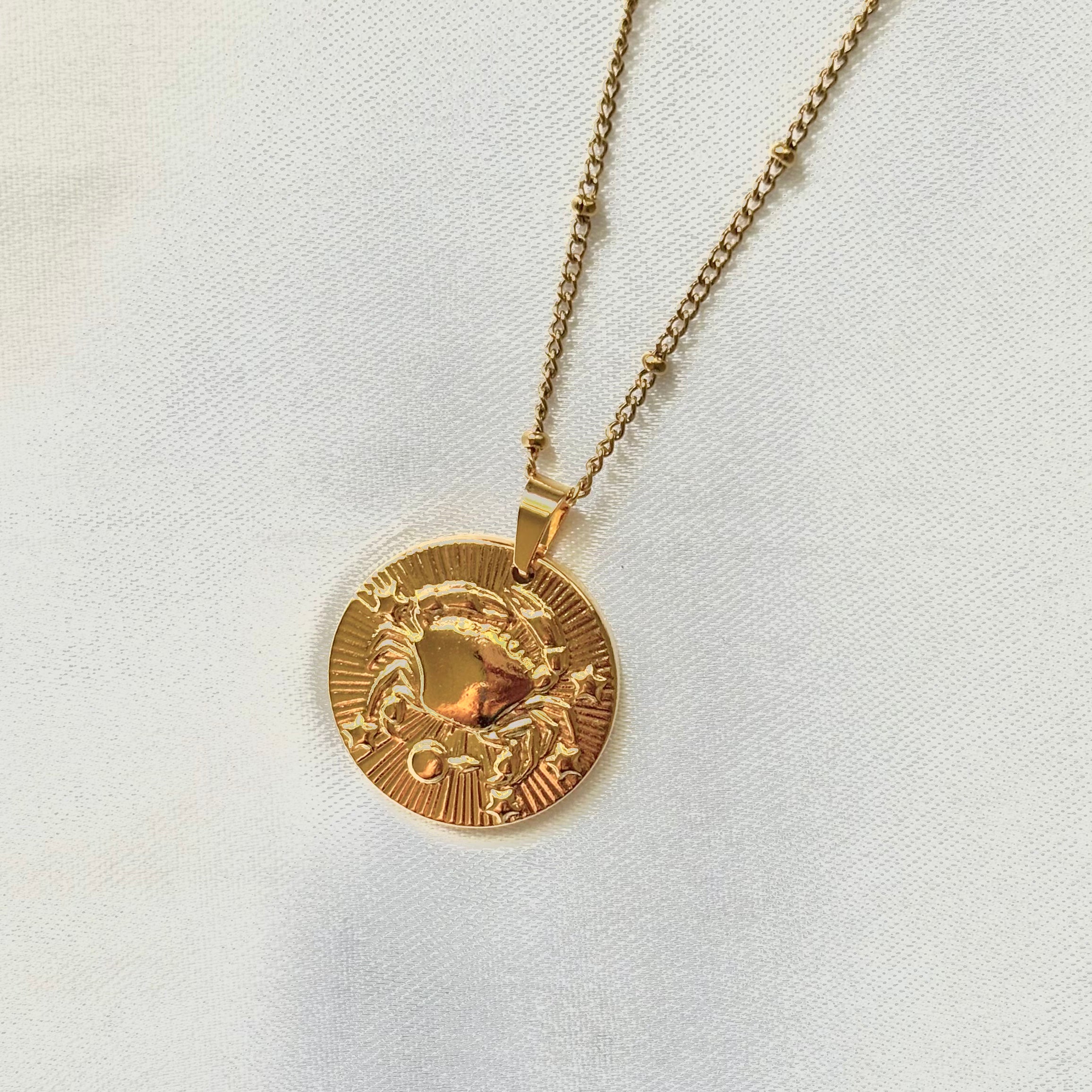 Cancer zodiac pendant