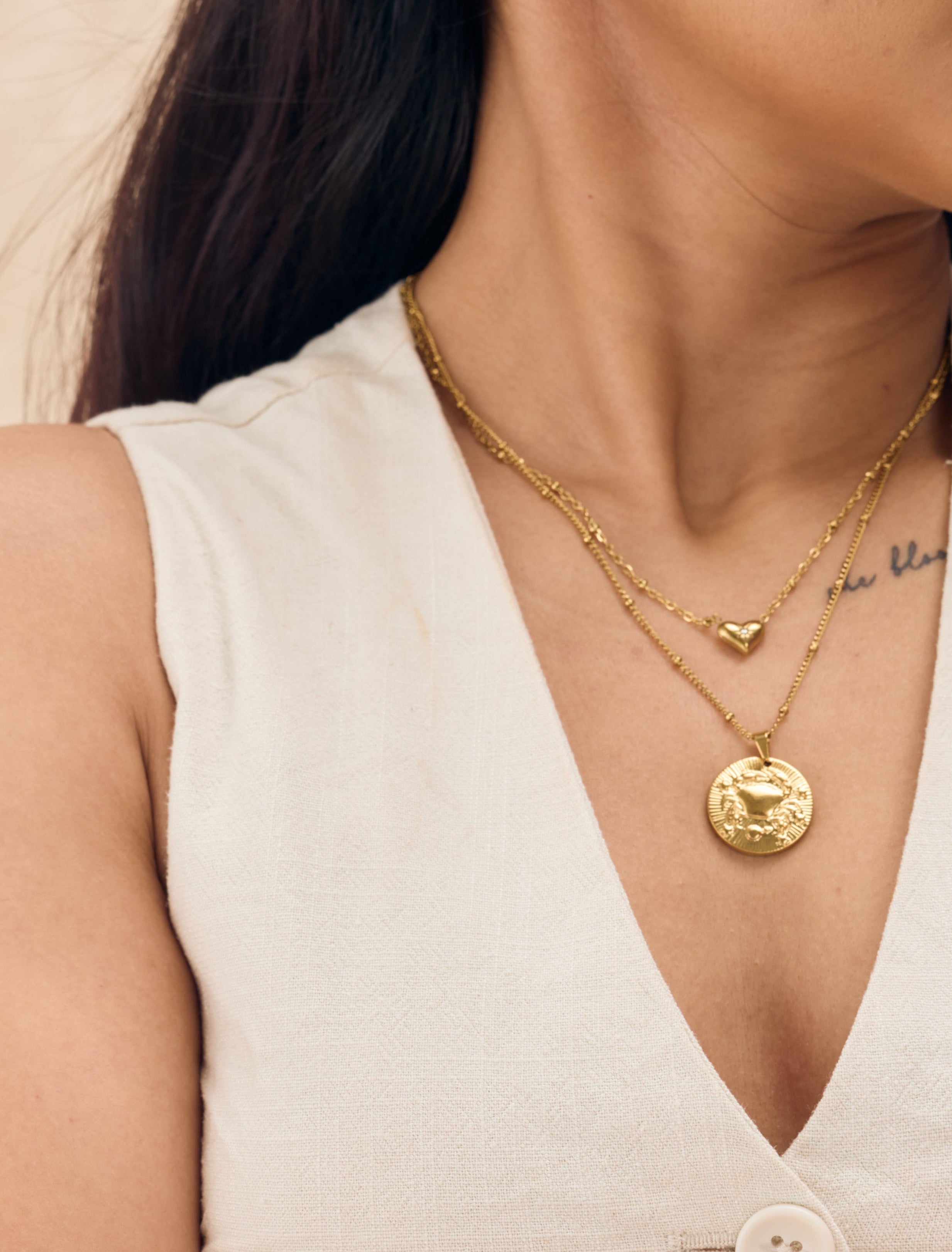 Heart star pendant